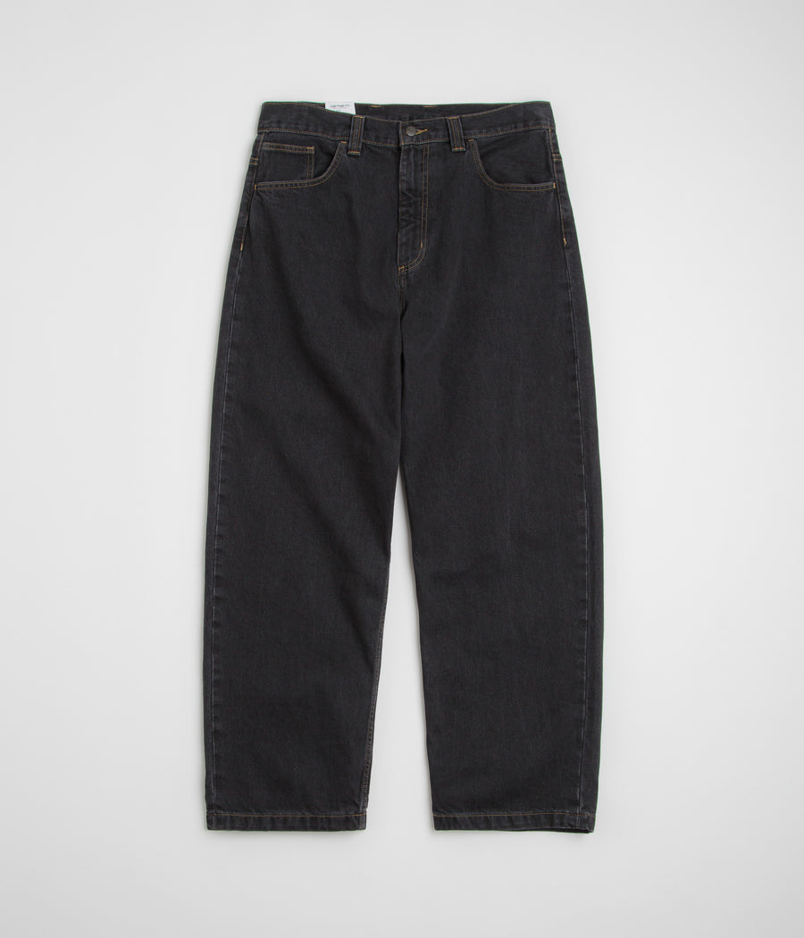 Carhartt Brandon Pants in Black Stone Washed