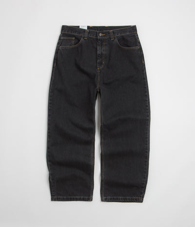 Carhartt Brandon Pants in Black Stone Washed