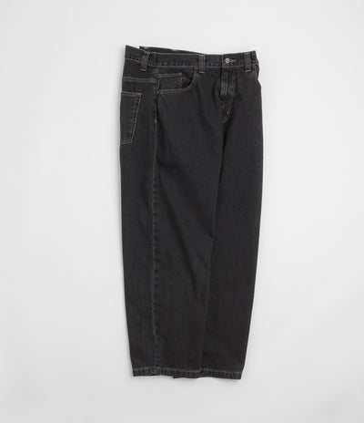 Carhartt Brandon Pants in Black Stone Washed