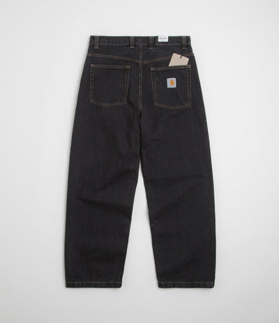 Carhartt Brandon Pants in Black Stone Washed