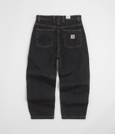 Carhartt Brandon Pants in Black Stone Washed