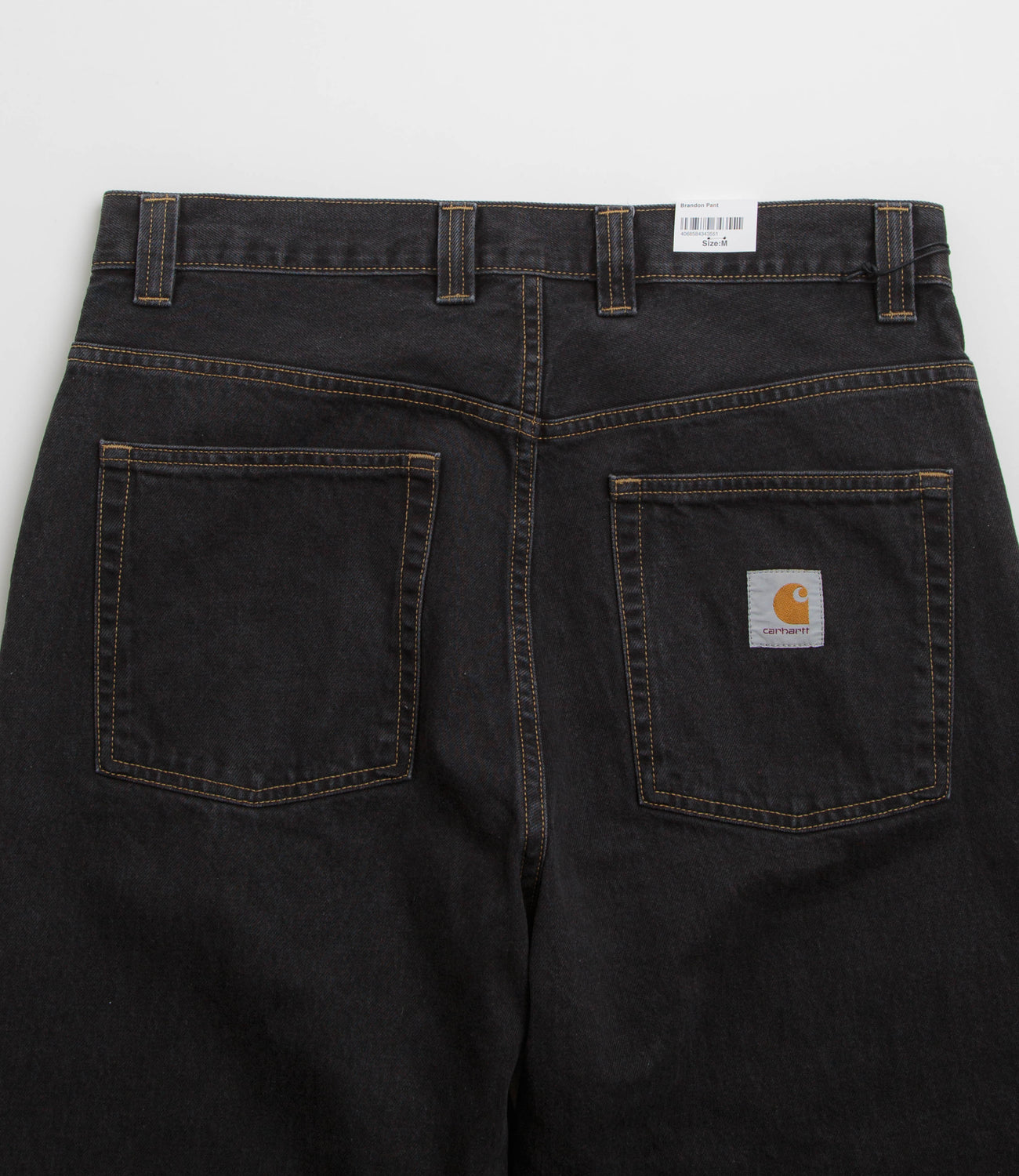 Carhartt Brandon Pants - Black Stone Washed | Flatspot