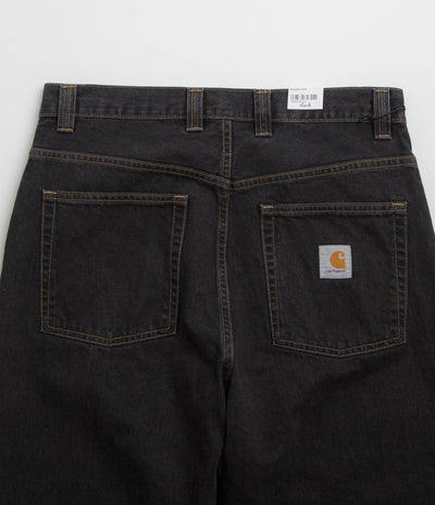 Carhartt Brandon Pants in Black Stone Washed