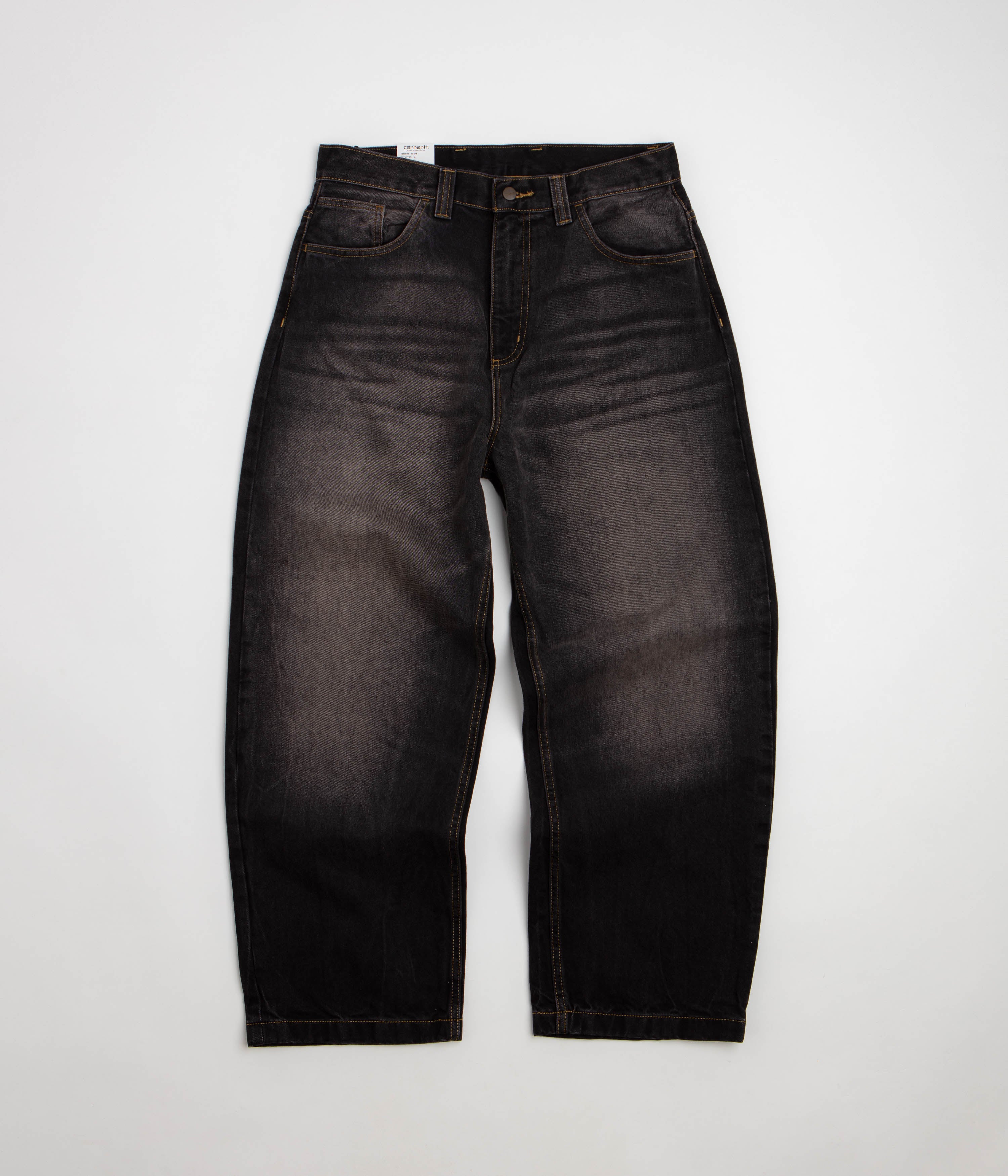 Carhartt Brandon Pants - Black Tobacco Used Wash