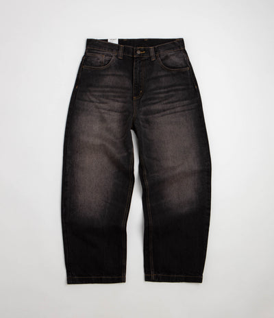 Carhartt Brandon Pants in Black Tobacco Used Wash