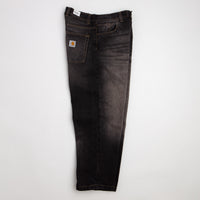 Carhartt Brandon Pants in Black Tobacco Used Wash thumbnail