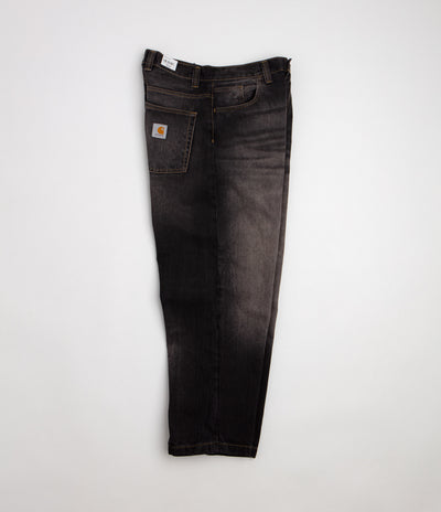 Carhartt Brandon Pants in Black Tobacco Used Wash