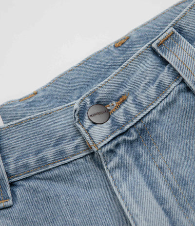 Carhartt Brandon Pants - Blue Heavy Worn Bleached