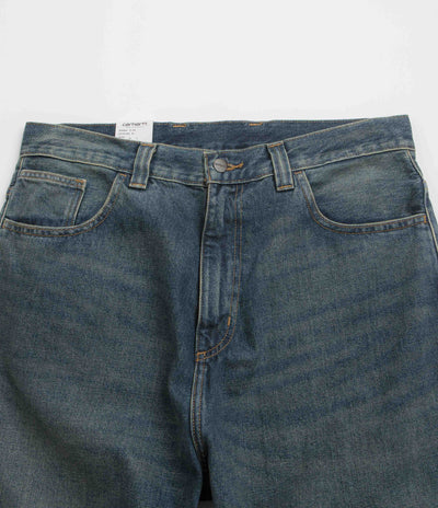 Carhartt Brandon Pants - Blue Worn Used Wash