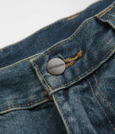 Carhartt Brandon Pants - Blue Worn Used Wash
