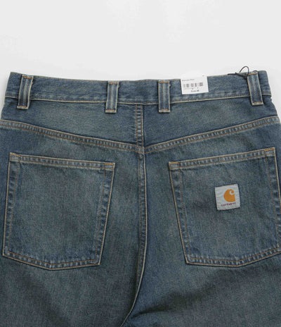 Carhartt Brandon Pants - Blue Worn Used Wash
