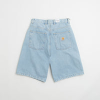 Carhartt Brandon Shorts in Blue Heavy Stone Bleach thumbnail