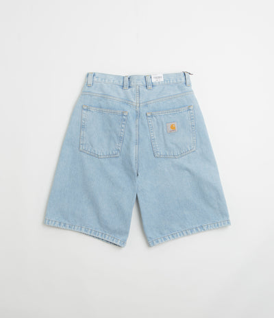 Carhartt Brandon Shorts in Blue Heavy Stone Bleach