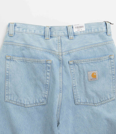 Carhartt Brandon Shorts in Blue Heavy Stone Bleach