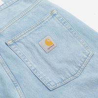 Carhartt Brandon Shorts in Blue Heavy Stone Bleach thumbnail