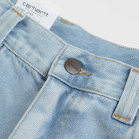 Carhartt Brandon Shorts in Blue Heavy Stone Bleach thumbnail