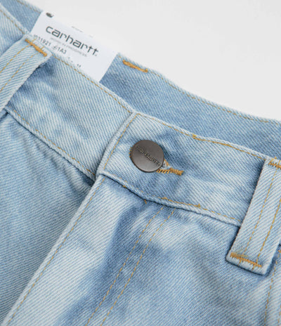 Carhartt Brandon Shorts in Blue Heavy Stone Bleach