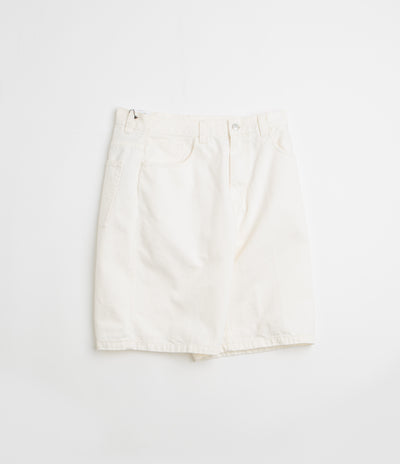 Carhartt Brandon Shorts in White Rinsed