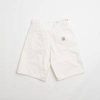Carhartt Brandon Shorts in White Rinsed thumbnail