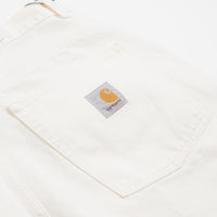 Carhartt Brandon Shorts in White Rinsed thumbnail