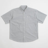 Carhartt Braxton Short Sleeve Shirt in Graphite and Wax thumbnail