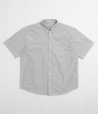 Carhartt Braxton Short Sleeve Shirt in Graphite and Wax