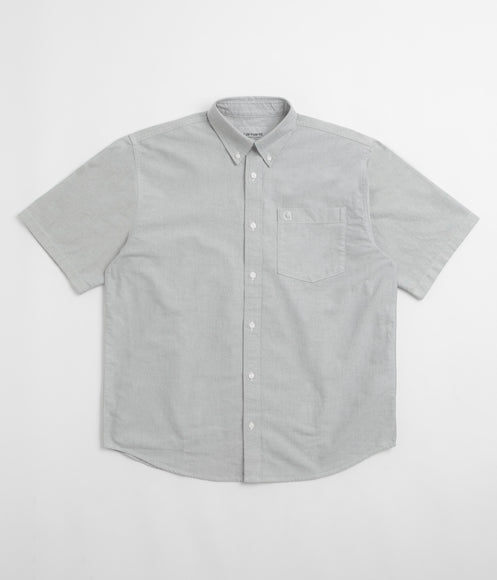Carhartt Braxton Short Sleeve Shirt - Graphite / Wax