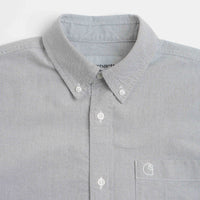 Carhartt Braxton Short Sleeve Shirt in Graphite and Wax thumbnail