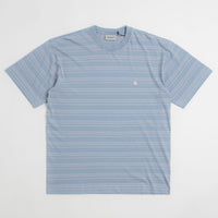 Carhartt Brodine T-Shirt in Brodine Stripe and Sorrent thumbnail