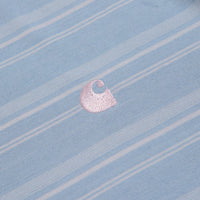 Carhartt Brodine T-Shirt in Brodine Stripe and Sorrent thumbnail