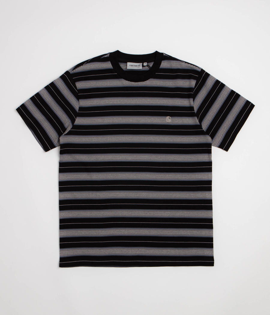 Carhartt Bronson T-Shirt in Bronson Stripe and Black