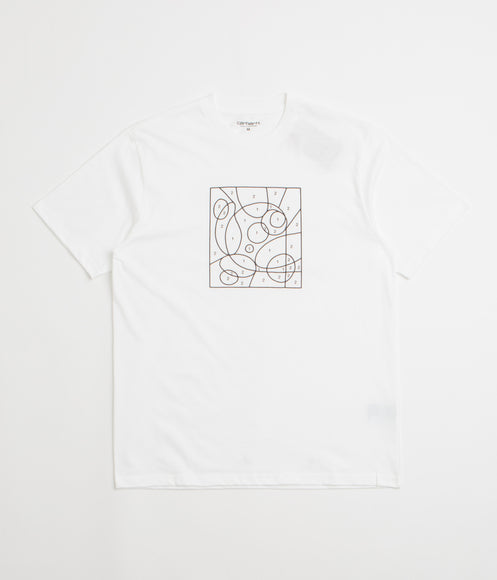 Carhartt By The Numbers T-Shirt - White / Black