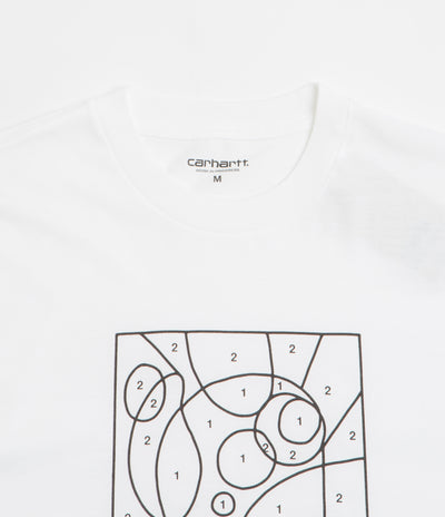 Carhartt By The Numbers T-Shirt - White / Black