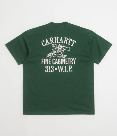 Carhartt Cabinetry T-Shirt - Conifer / White