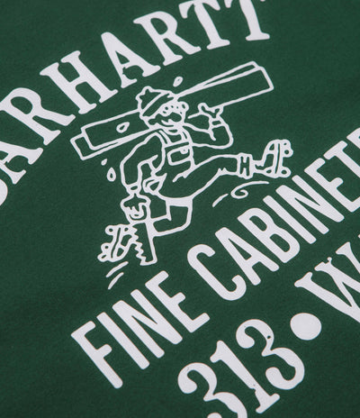 Carhartt Cabinetry T-Shirt - Conifer / White