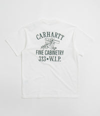 Carhartt Cabinetry T-Shirt in White and Black