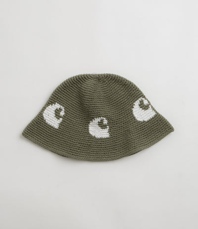 Carhartt Cane Bucket Hat - Dollar Green / White