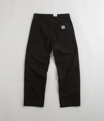 Carhartt Canvas Landon Pants in Black Rinsed