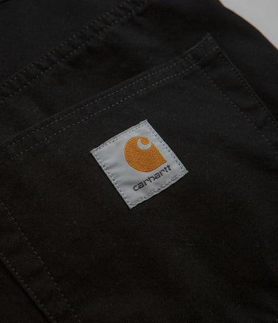 Carhartt Canvas Landon Pants in Black Rinsed