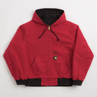 Carhartt Canvas OG Active Jacket in Black and USA Red thumbnail