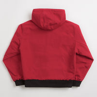 Carhartt Canvas OG Active Jacket in Black and USA Red thumbnail