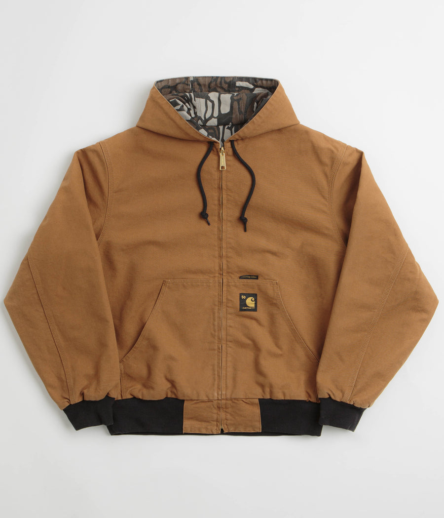 Carhartt Canvas OG Active Jacket - Hamilton Brown / Camo Trebark
