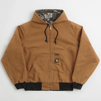 Carhartt Canvas OG Active Jacket in Hamilton Brown and Camo Trebark thumbnail