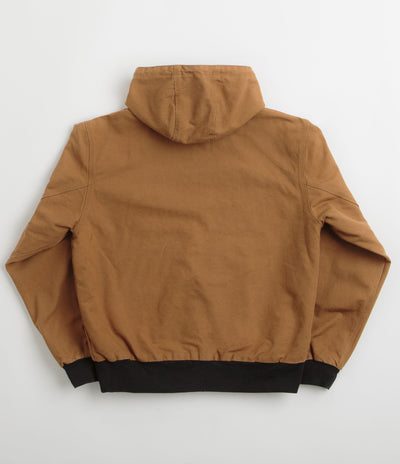 Carhartt Canvas OG Active Jacket in Hamilton Brown and Camo Trebark