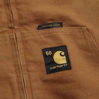 Carhartt Canvas OG Active Jacket in Hamilton Brown and Camo Trebark thumbnail