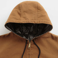 Carhartt Canvas OG Active Jacket in Hamilton Brown and Camo Trebark thumbnail