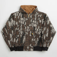 Carhartt Canvas OG Active Jacket in Hamilton Brown and Camo Trebark thumbnail