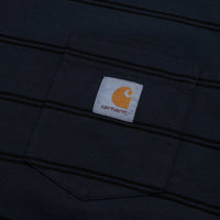 Carhartt Cardona Pocket T-Shirt - Cardona Stripe / Natural / Dark Navy thumbnail