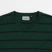 Carhartt Cardona Pocket T-Shirt - Cardona Stripe / Natural / Dark Scarab thumbnail