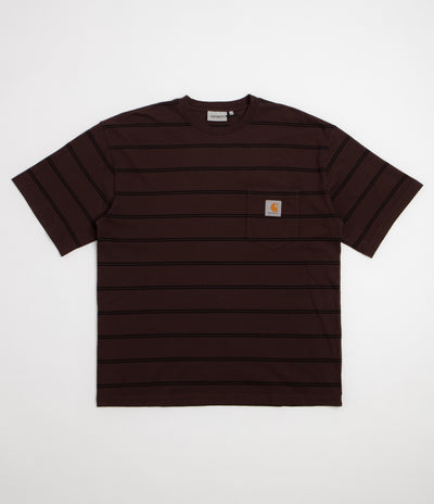 Carhartt Cardona Pocket T-Shirt - Cardona Stripe / Natural / Palisander